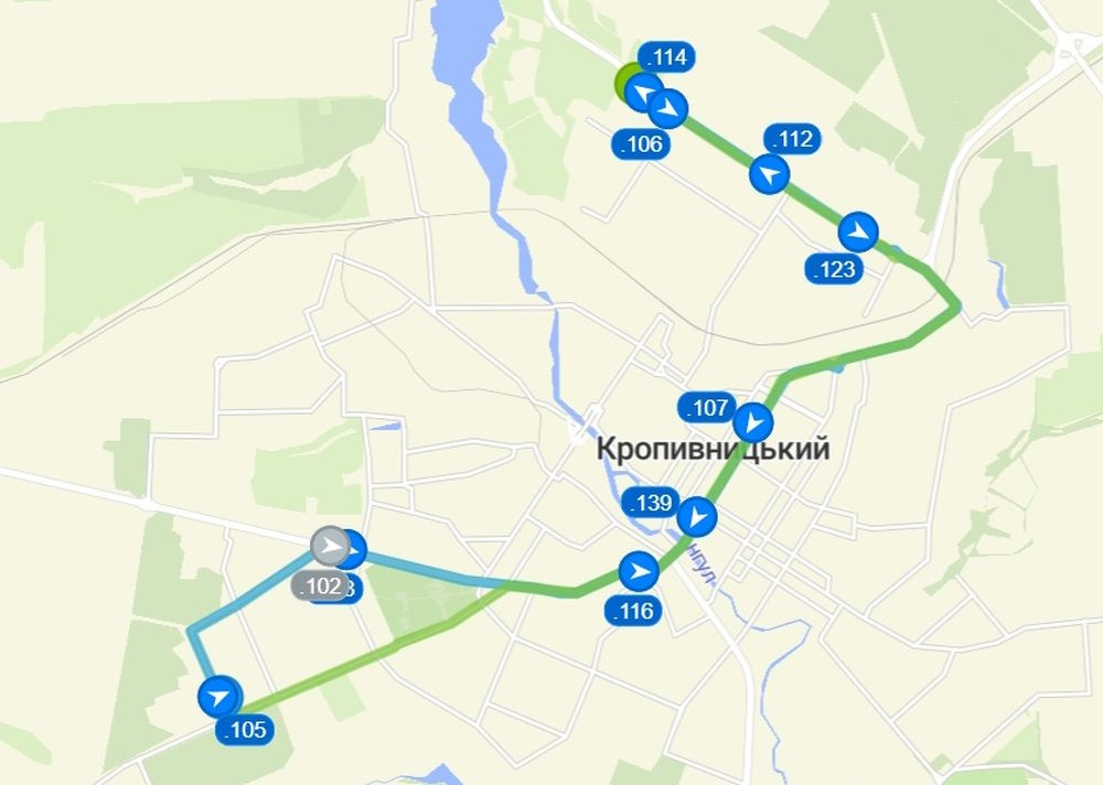 Тролейбус 10 Кропивницький