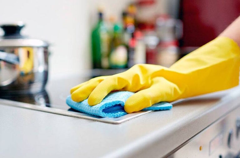 очистить кухню