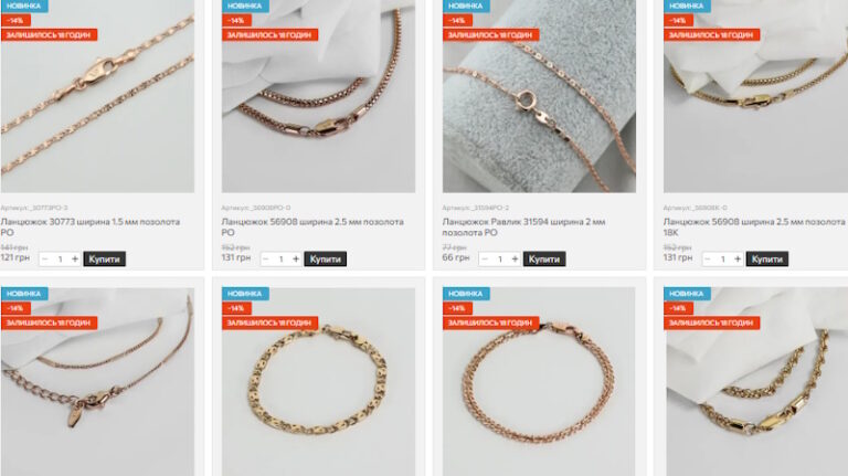 ювелірна біжутерія Xuping