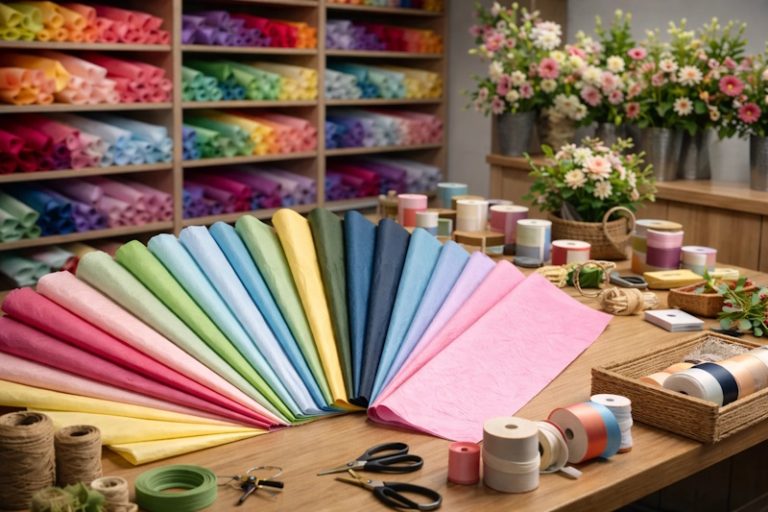 бумага тишью для букетов