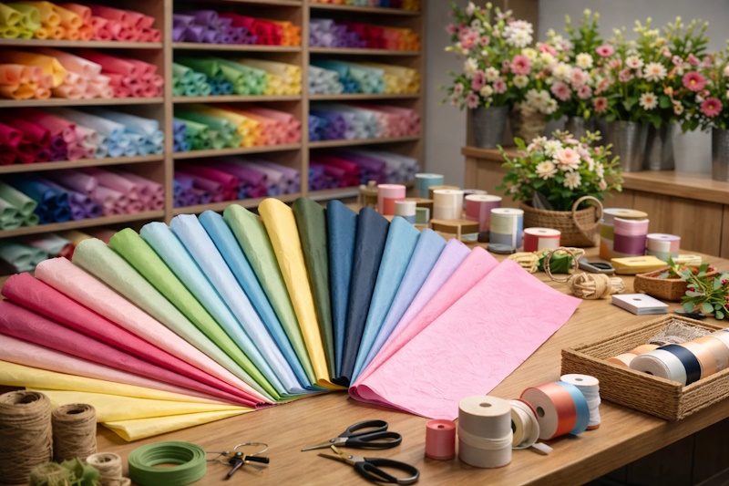 бумага тишью для букетов