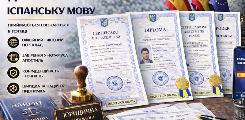 Перевод документов с/на испанский язык